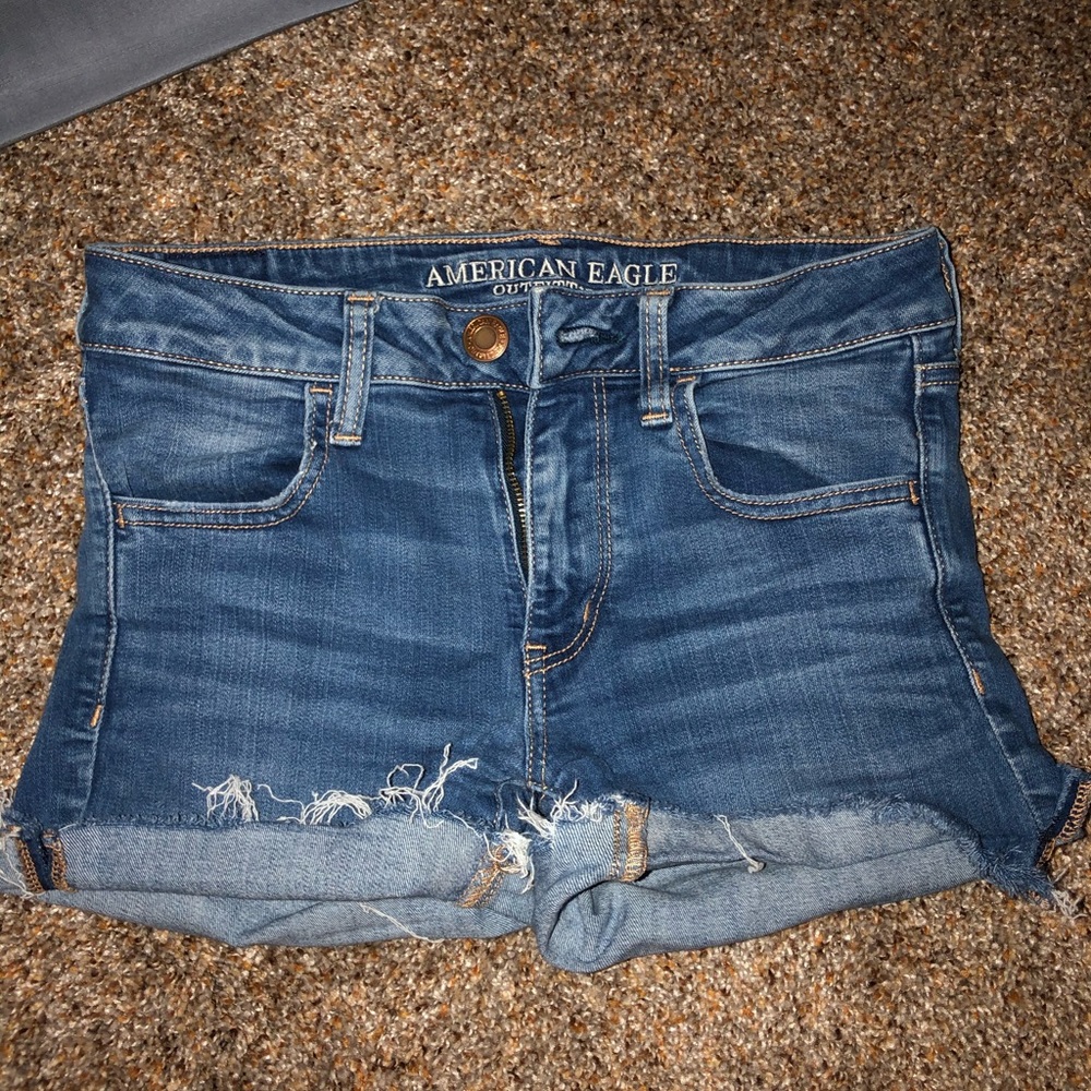American Eagle Blue Jean Shorts